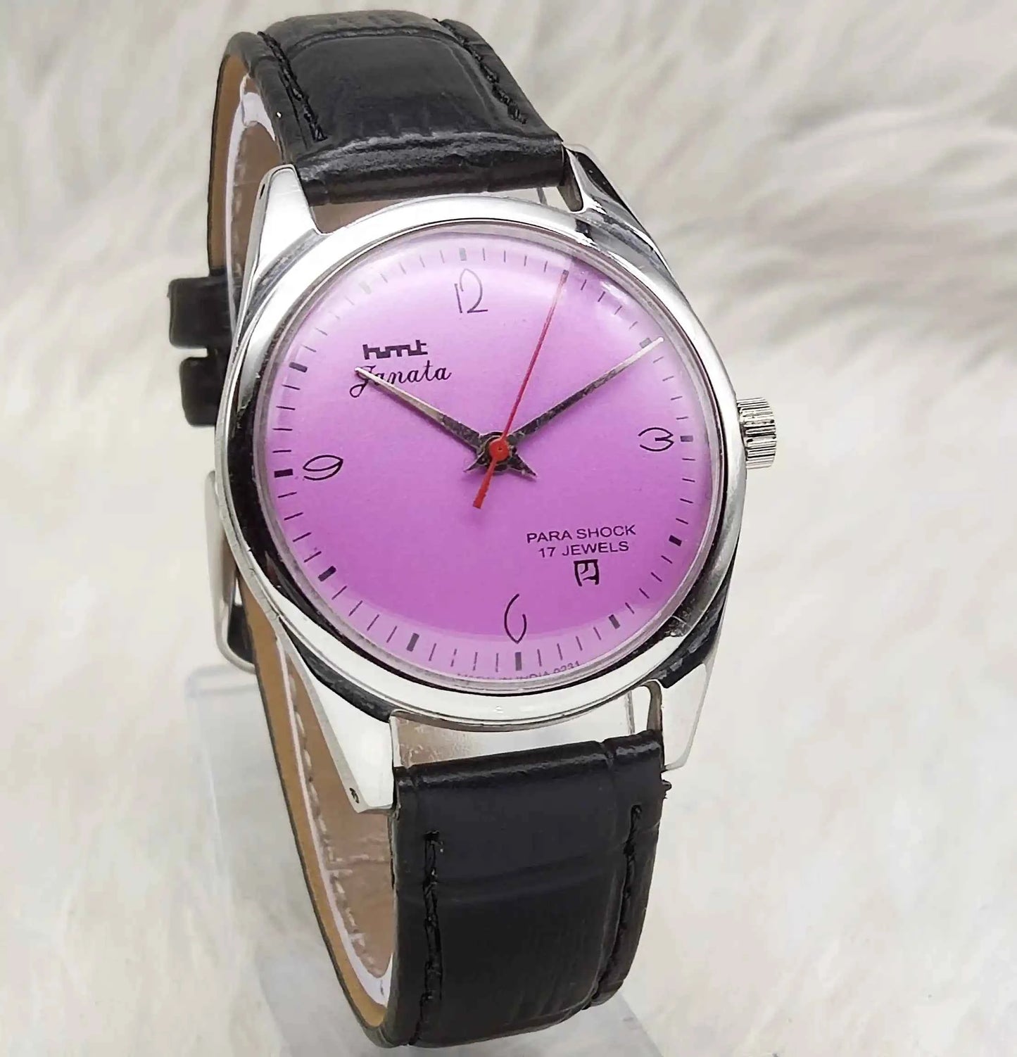 HMT Janata Handwinding Watch - Purple Dial,17 Jewels,Men's Watch