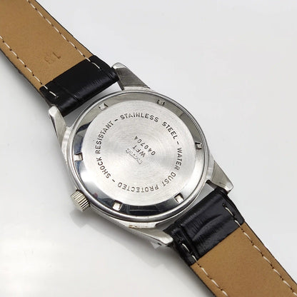 HMT Janata Purple Dial Watch - 17 Jewels, Men's Handwinding Timepiece
