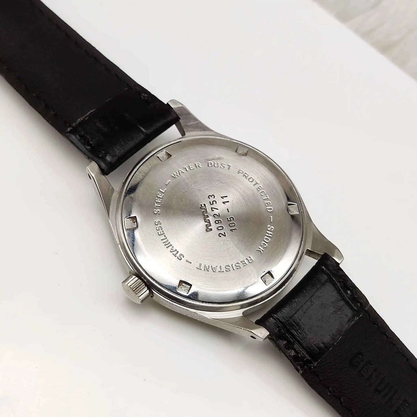 HMT Gandaberunda Kannada Numerals Yellow Dial 17 Jewels Handwinding Watch