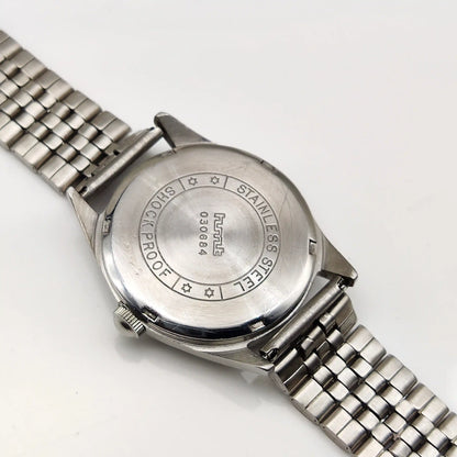 HMT Gandaberunda Watch with Blue Dial and 17 Jewels Handwinding