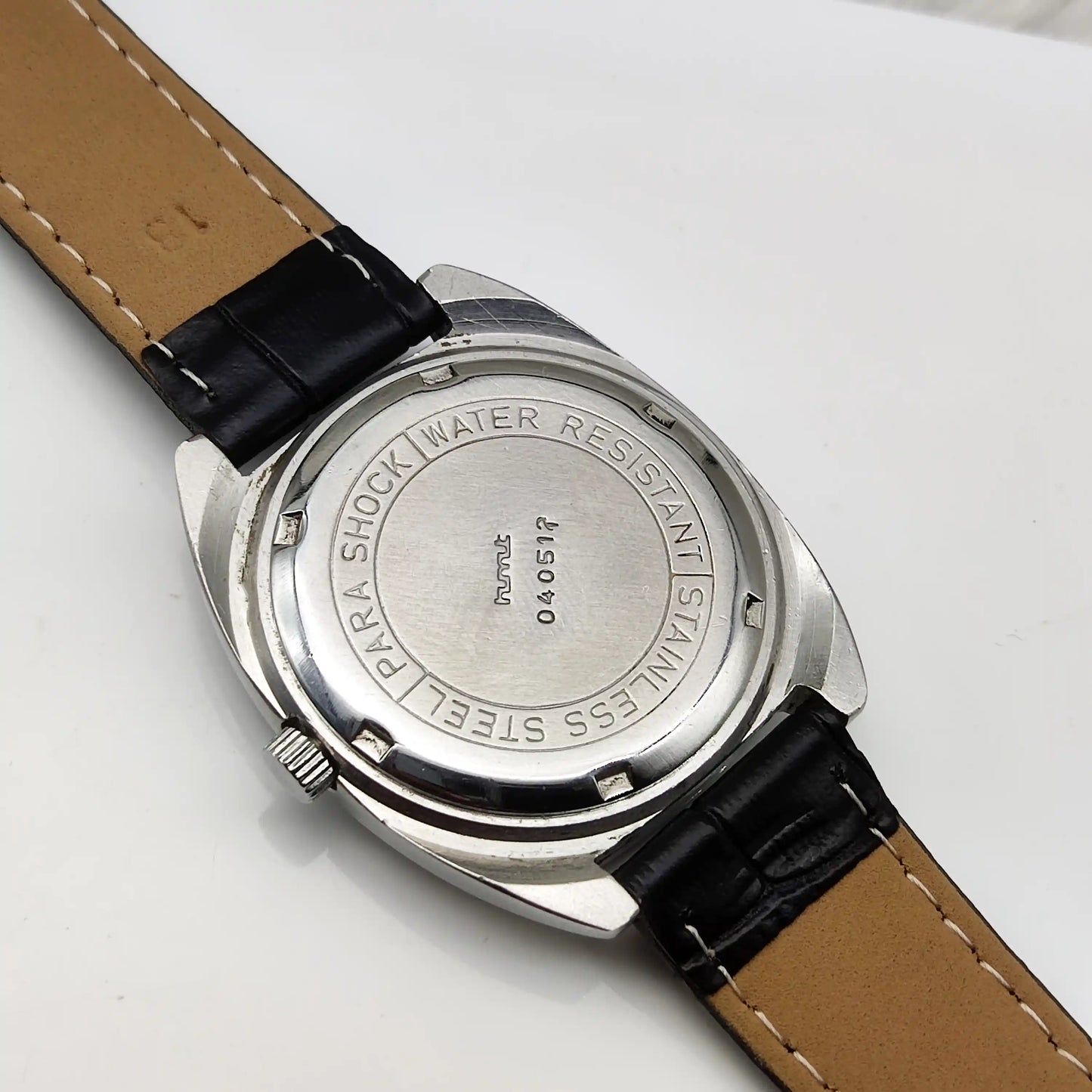 HMT Handwinding Watch with Sky Blue Dial and 17 Jewels