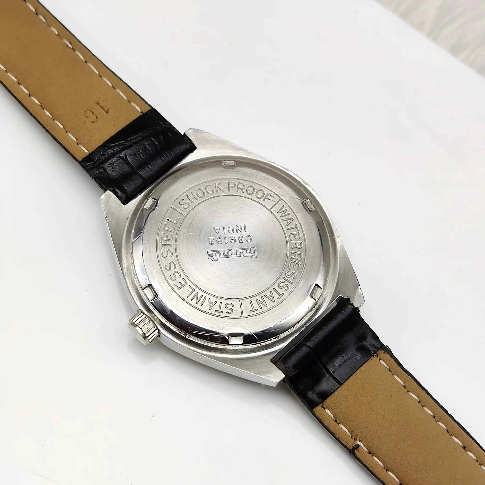 HMT Handwinding Stick Indices Candy Red Dial Men's Watches