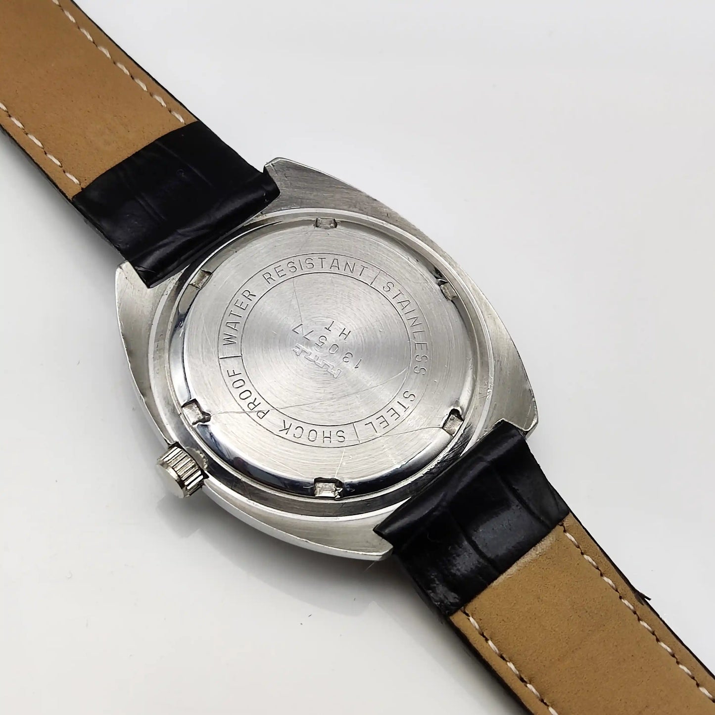 HMT Handwinding Watch Sky Blue Dial With Stick Indices - 17 Jewels