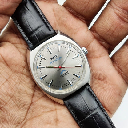 HMT Janata Stick Indices Para Shock 17 Jewels Gray Dial Watch
