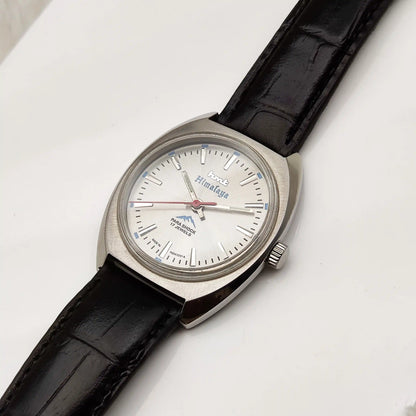 HMT Janata Stick Indices Para Shock 17 Jewels Gray Dial Watch