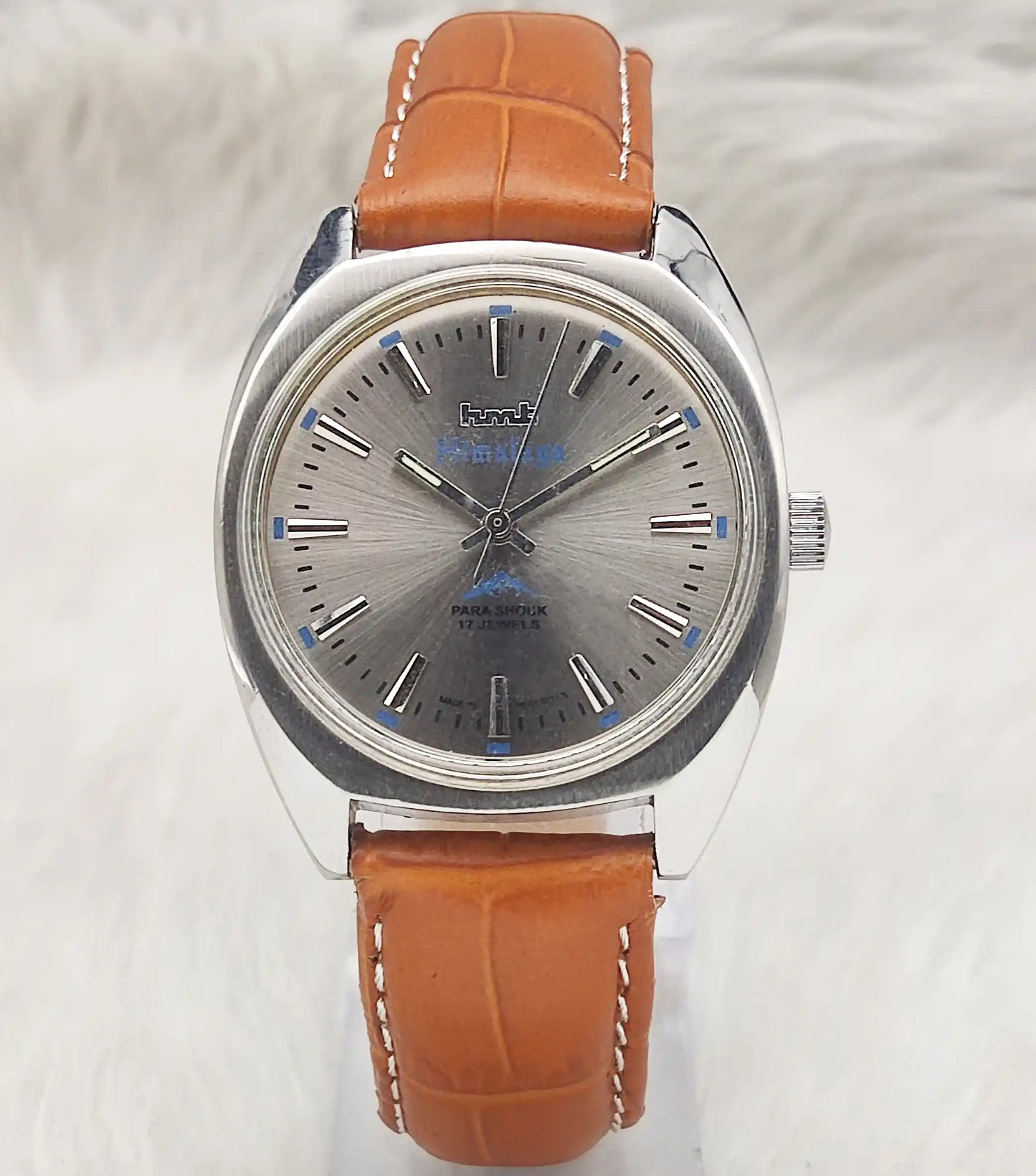 HMT Himalaya 17 Jewels Gray Dial Handwinding Watch