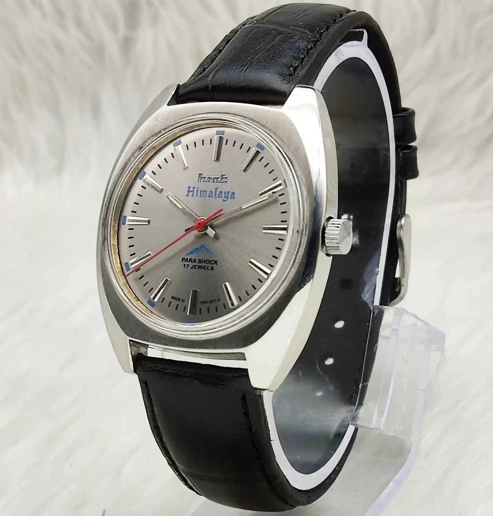 HMT Himalaya 17 Jewels Gray Stick Indices Dial Handwinding Watch