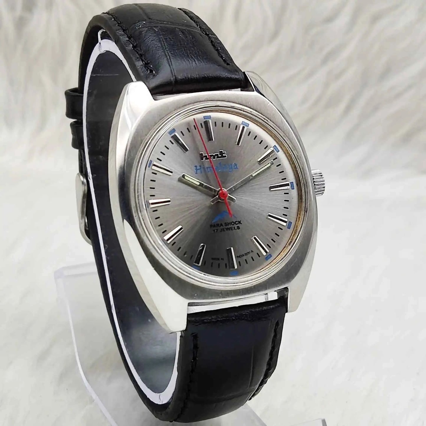 HMT Himalaya 17 Jewels Gray Stick Indices Dial Handwinding Watch