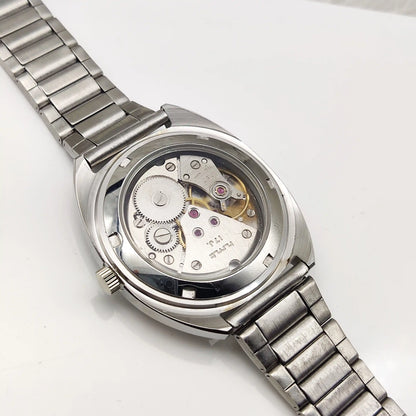 HMT Himalaya 17 Jewels Handwinding Watch Bluish Dial Transparent Back