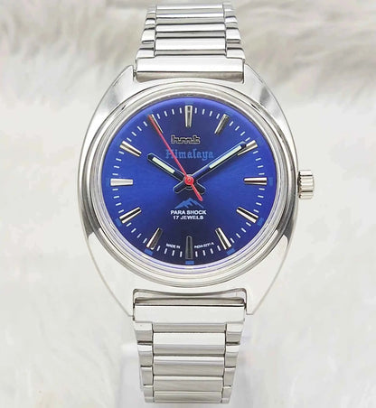 HMT Himalaya Gray Dial Handwinding 17 Jewels Watch