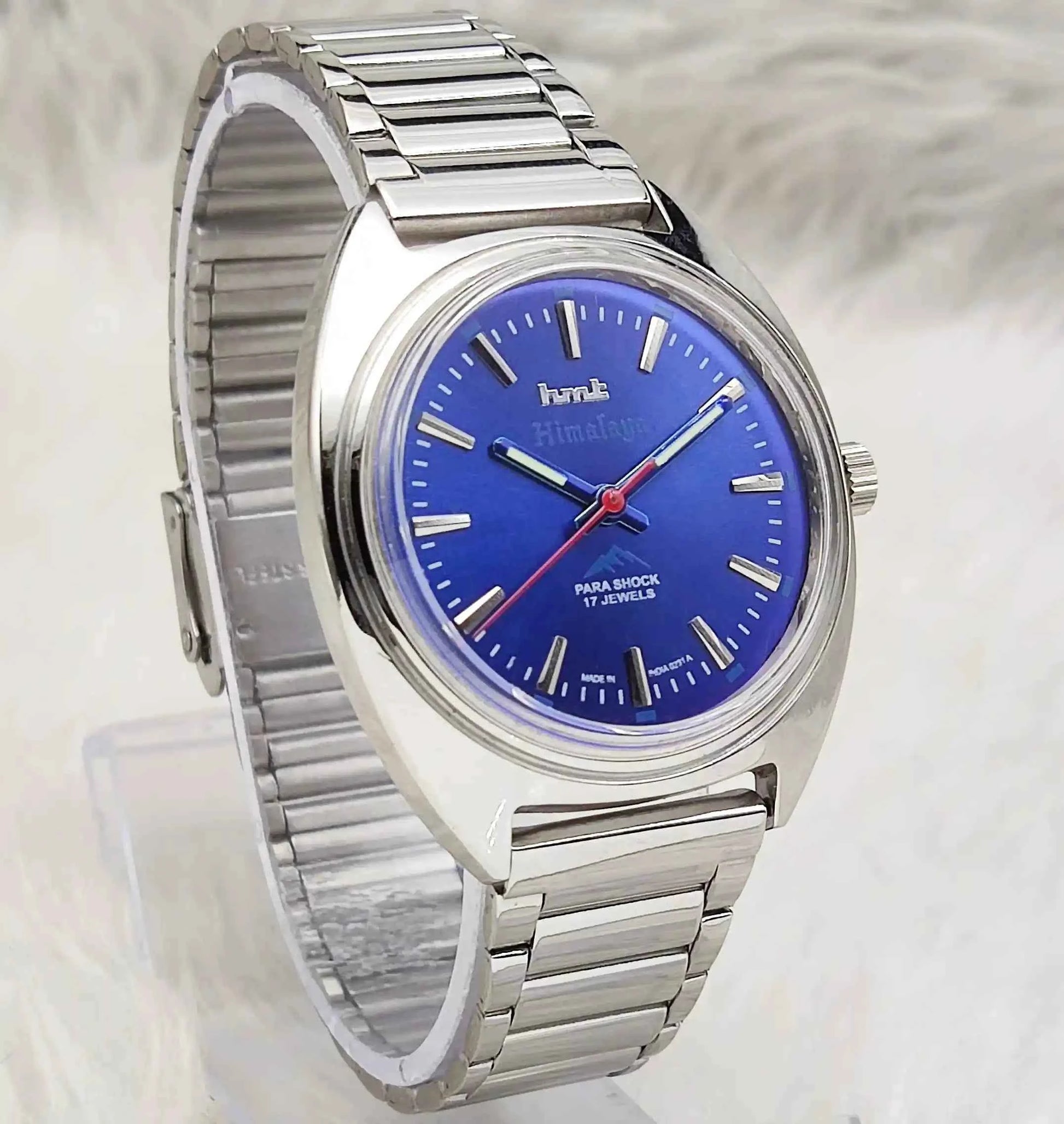 HMT Himalaya Gray Dial Handwinding 17 Jewels Watch