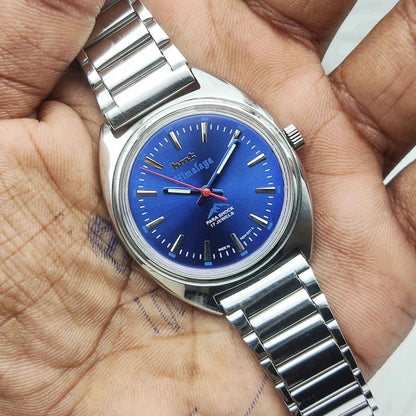 HMT Himalaya Gray Dial Handwinding 17 Jewels Watch