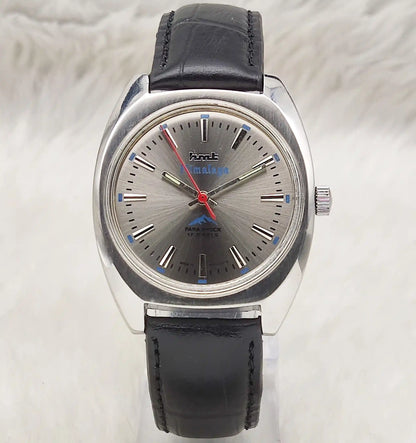 HMT Himalaya Gray Dial 17 Jewels Handwinding Stick Indices Watch