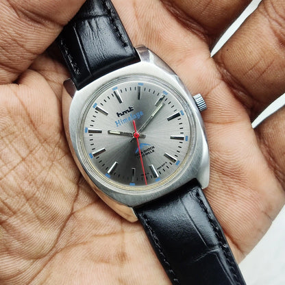 HMT Himalaya Gray Dial 17 Jewels Handwinding Stick Indices Watch