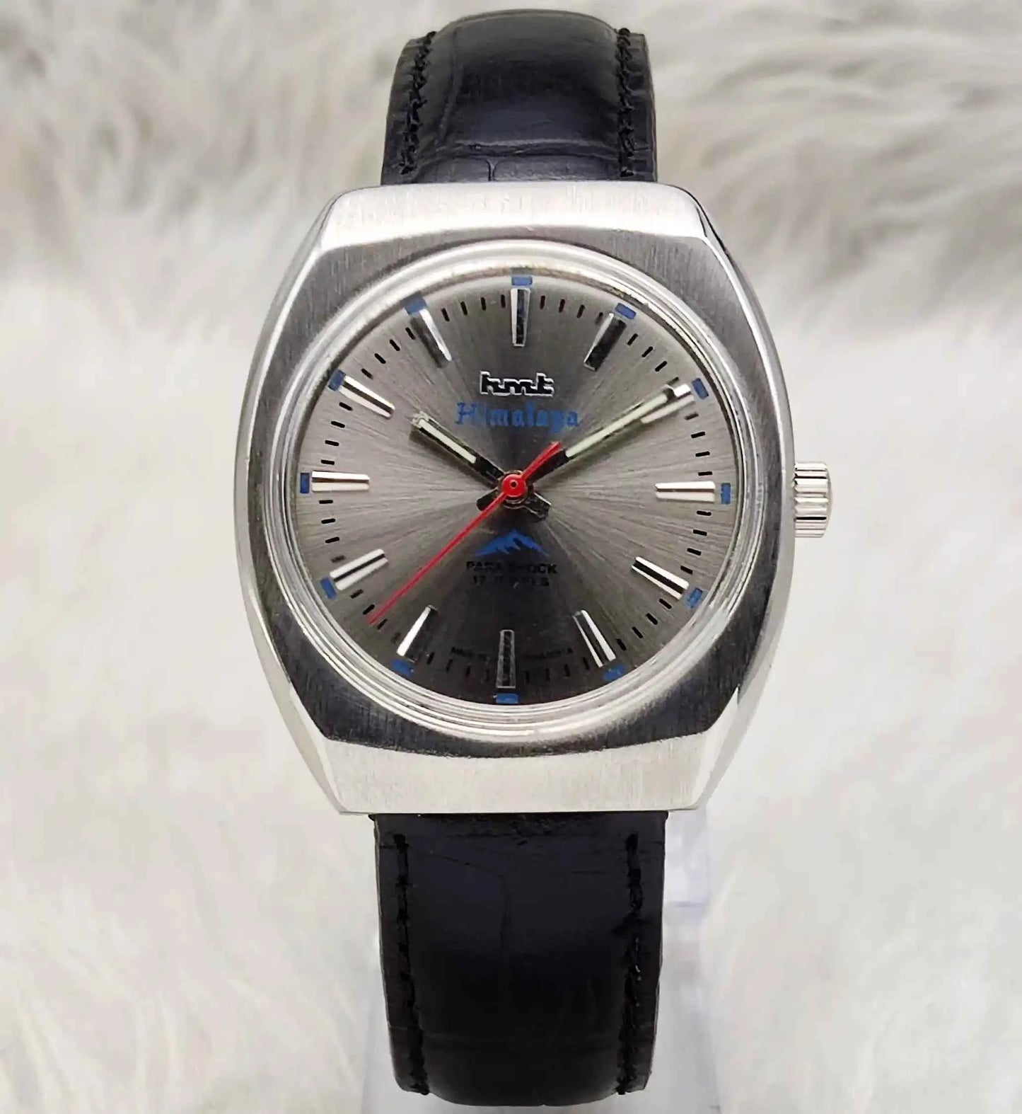 HMT Himalaya Gray Dial 17 Jewels Handwinding Watch
