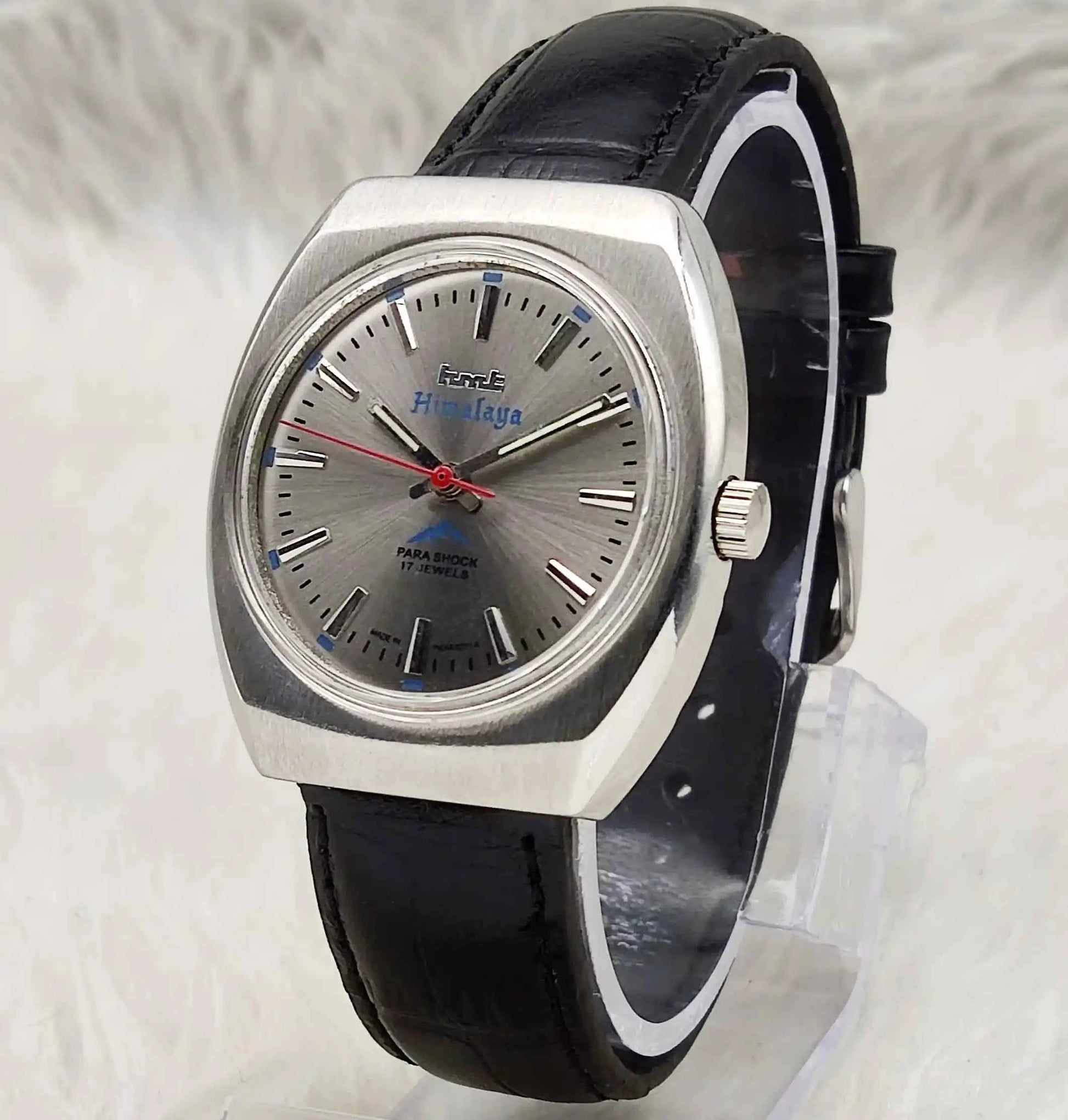 HMT Himalaya Gray Dial 17 Jewels Handwinding Watch