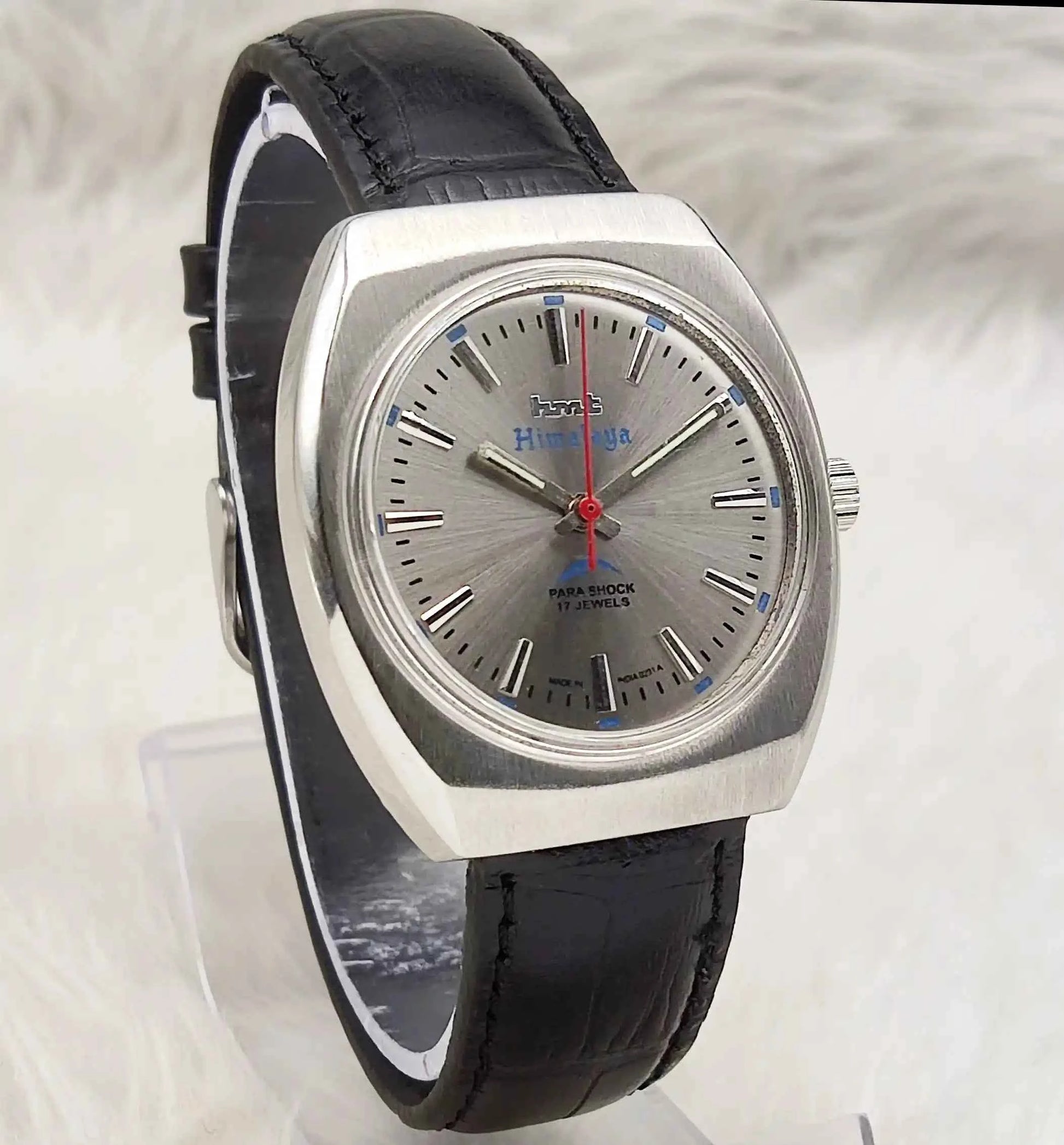 HMT Himalaya Gray Dial 17 Jewels Handwinding Watch