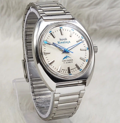 HMT Himalaya Gray Dial Handwinding Watch - Transparent Back