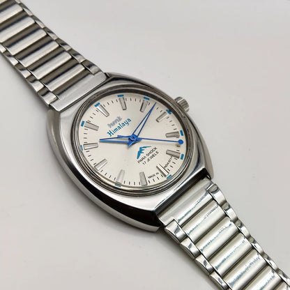 HMT Himalaya Gray Dial Handwinding Watch - Transparent Back