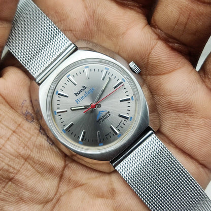HMT Himalaya Handwinding Gray Dial With Stick Indices Men's Watch