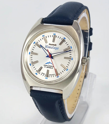 HMT Himalaya Para Shock Silver Dial Transparent Back Handwinding Discover-Diamonds