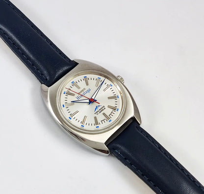 HMT Himalaya Para Shock Silver Dial Transparent Back Handwinding Discover-Diamonds