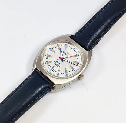 HMT Himalaya Para Shock Silver Dial Transparent Back Handwinding Discover-Diamonds