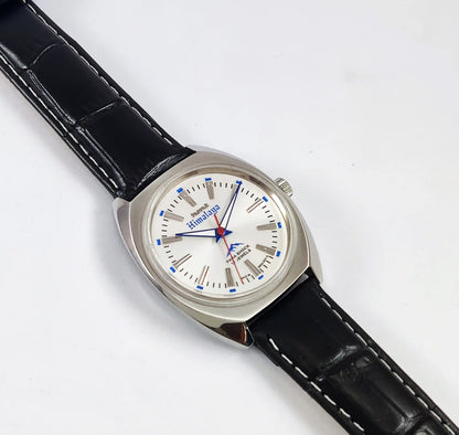 HMT Himalaya Silver Dial Transparent Back Handwinding Men's Watch 0231 Discover-Diamonds