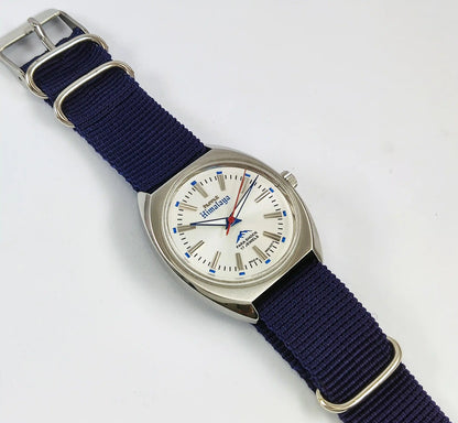 HMT Himalaya Transparent Back Para Shock 17 Jewels Silver Dial  Handwinding 0231 Discover-Diamonds