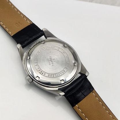 HMT Janata 17 Jewels Sky Blue Dial English Numerals Font Handwinding Watch