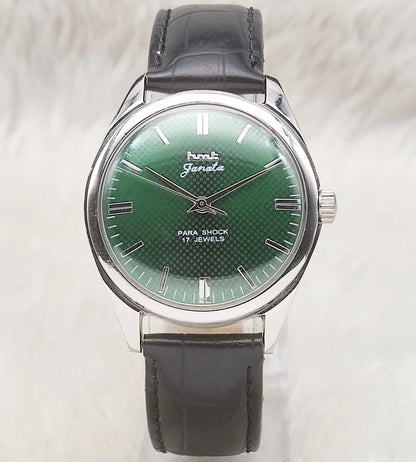 HMT Janata Apple Green Dial 17 Jewels Handwinding Watch