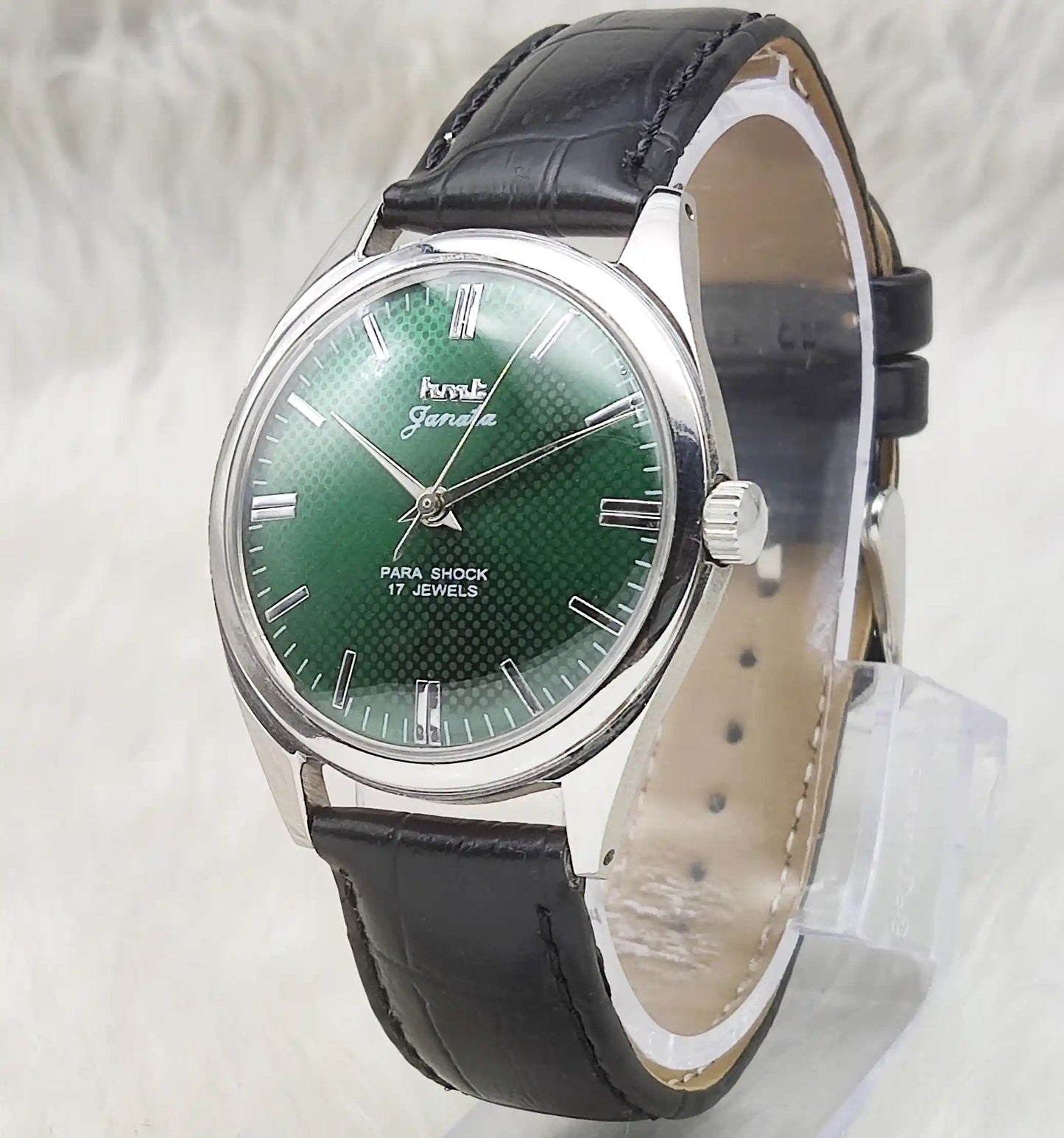 HMT Janata Apple Green Dial 17 Jewels Handwinding Watch
