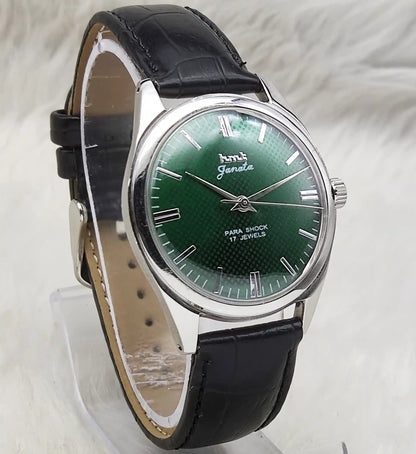 HMT Janata Apple Green Dial 17 Jewels Handwinding Watch