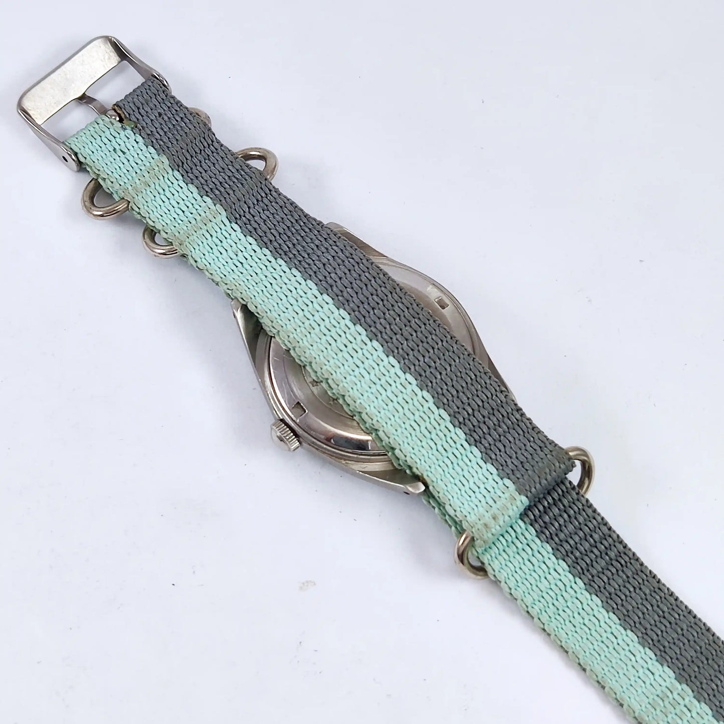 HMT Janata Arabic Font Turquoise Dial Para Shock 17 Jewels Handwinding - Discover-Diamonds