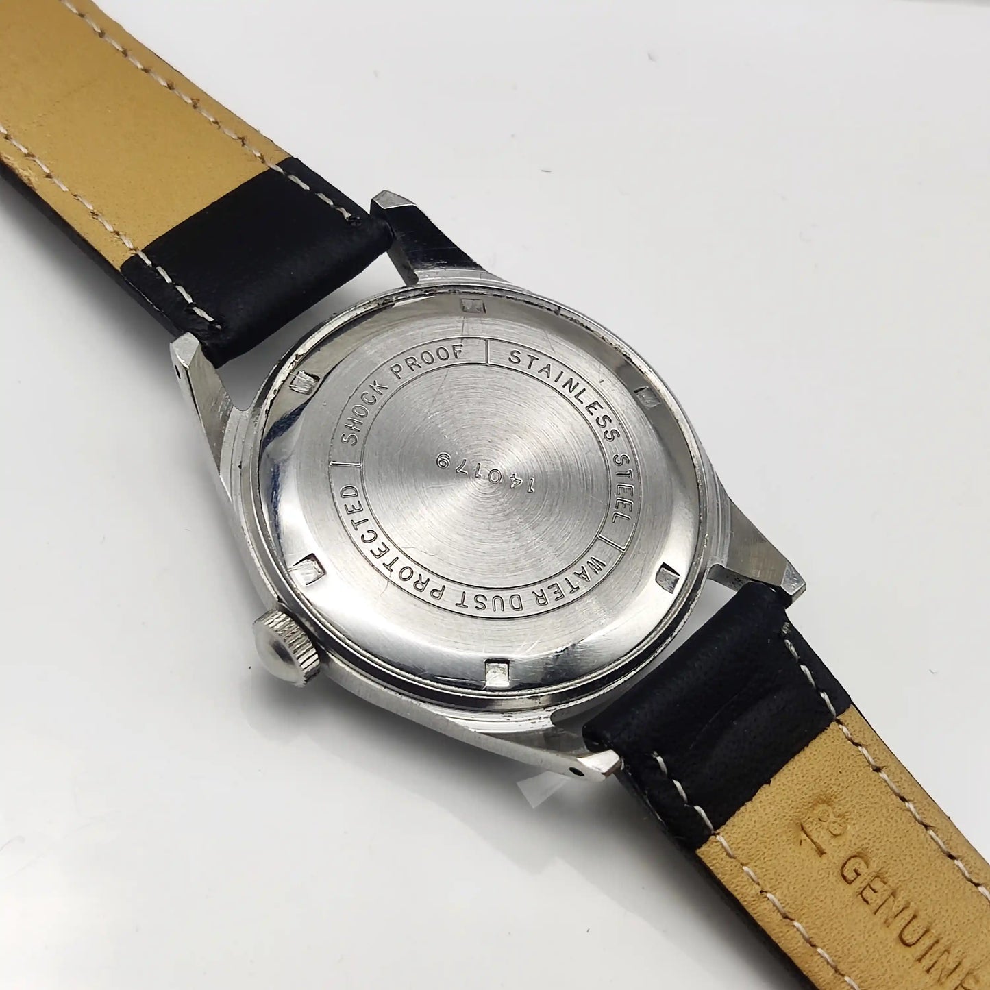 HMT Janata Black Dial English Numerals 17 Jewels Handwinding Men's Watch