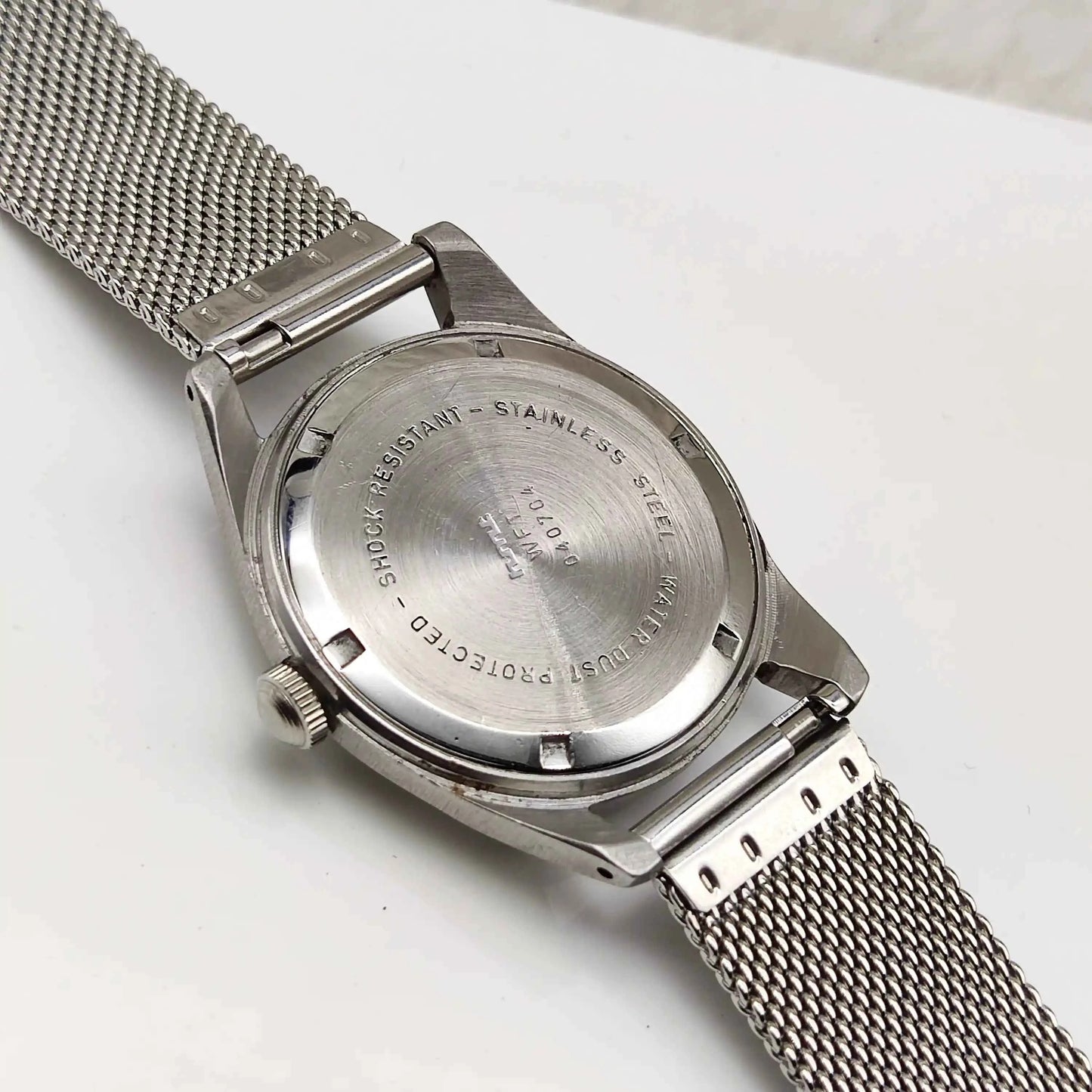 HMT Janata Black Dial Devanagari Font Watch Handwinding 17 Jewels