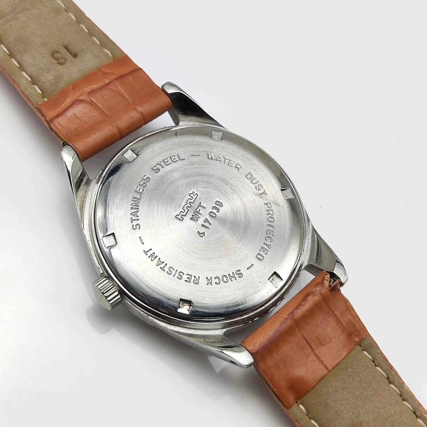 HMT Janata Black Dial English Numerals 17 Jewels Men's Watch