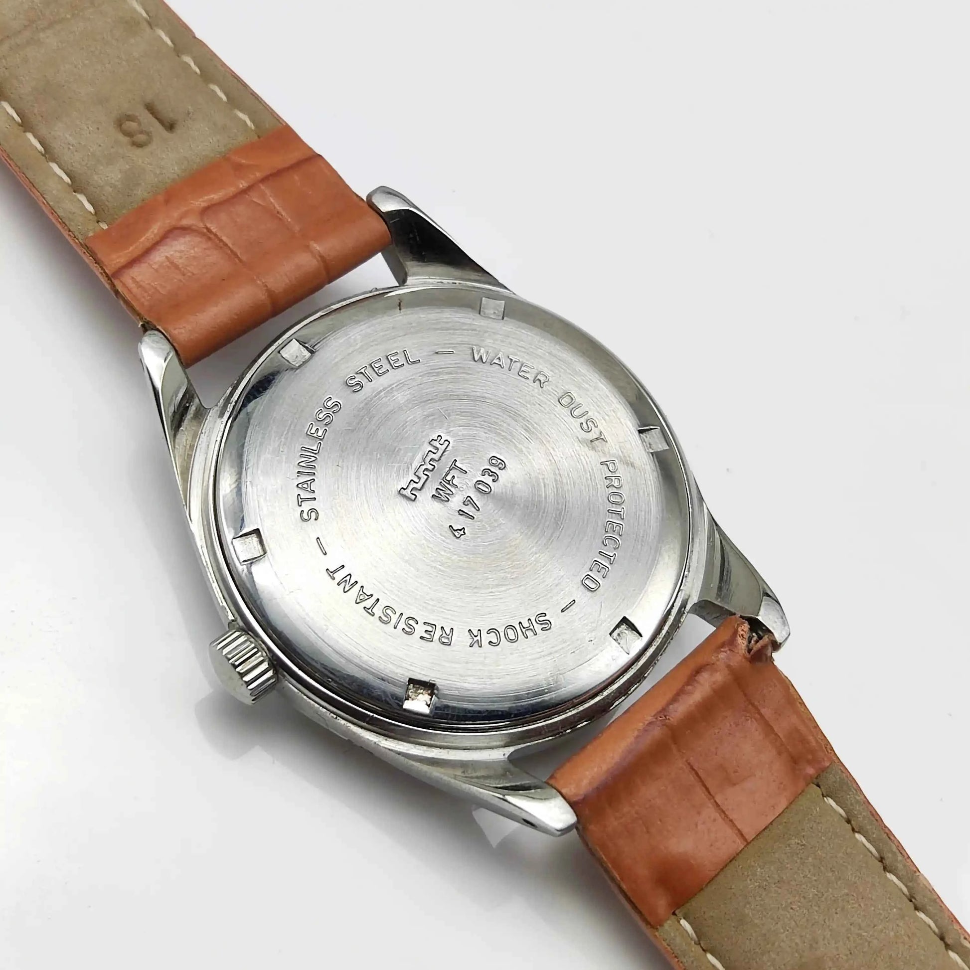 HMT Janata Black Dial English Numerals 17 Jewels Men's Watch
