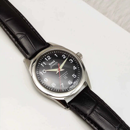 HMT Janata Black English Numerals Dial Men's Handwinding Watch