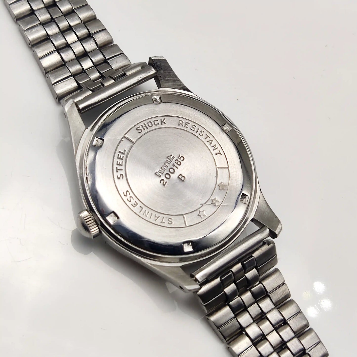 HMT Janata Cloud Silver Dial Stick indices 17 Jewels Handwinding Men's Watch