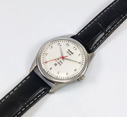 HMT Janata Devanagari Font Gray Dial 17 Jewels Discover-Diamonds