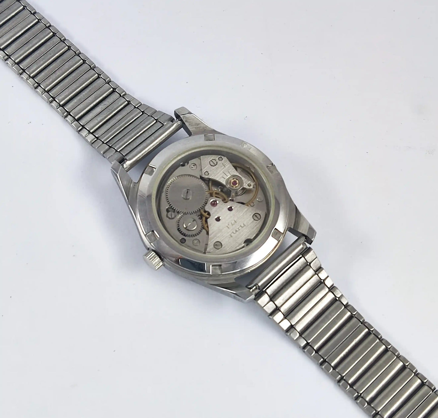 HMT Janata Devanagari Font Para Shock 17 Jewels Black Dial Handwinding Transparent Back - Discover-Diamonds