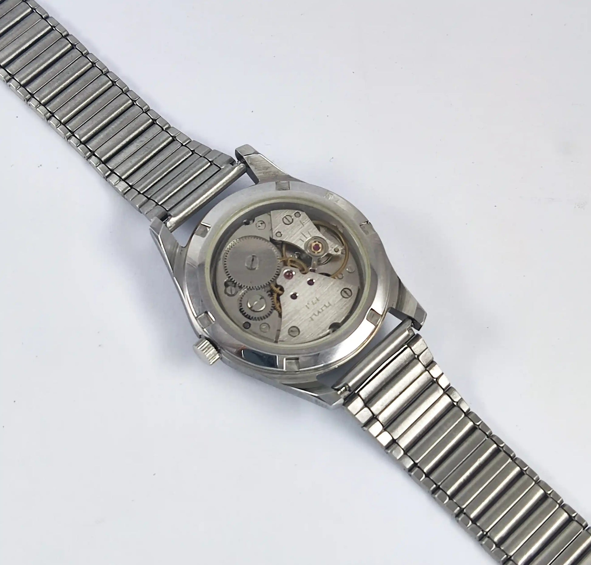 HMT Janata Devanagari Font Para Shock 17 Jewels Black Dial Handwinding Transparent Back - Discover-Diamonds