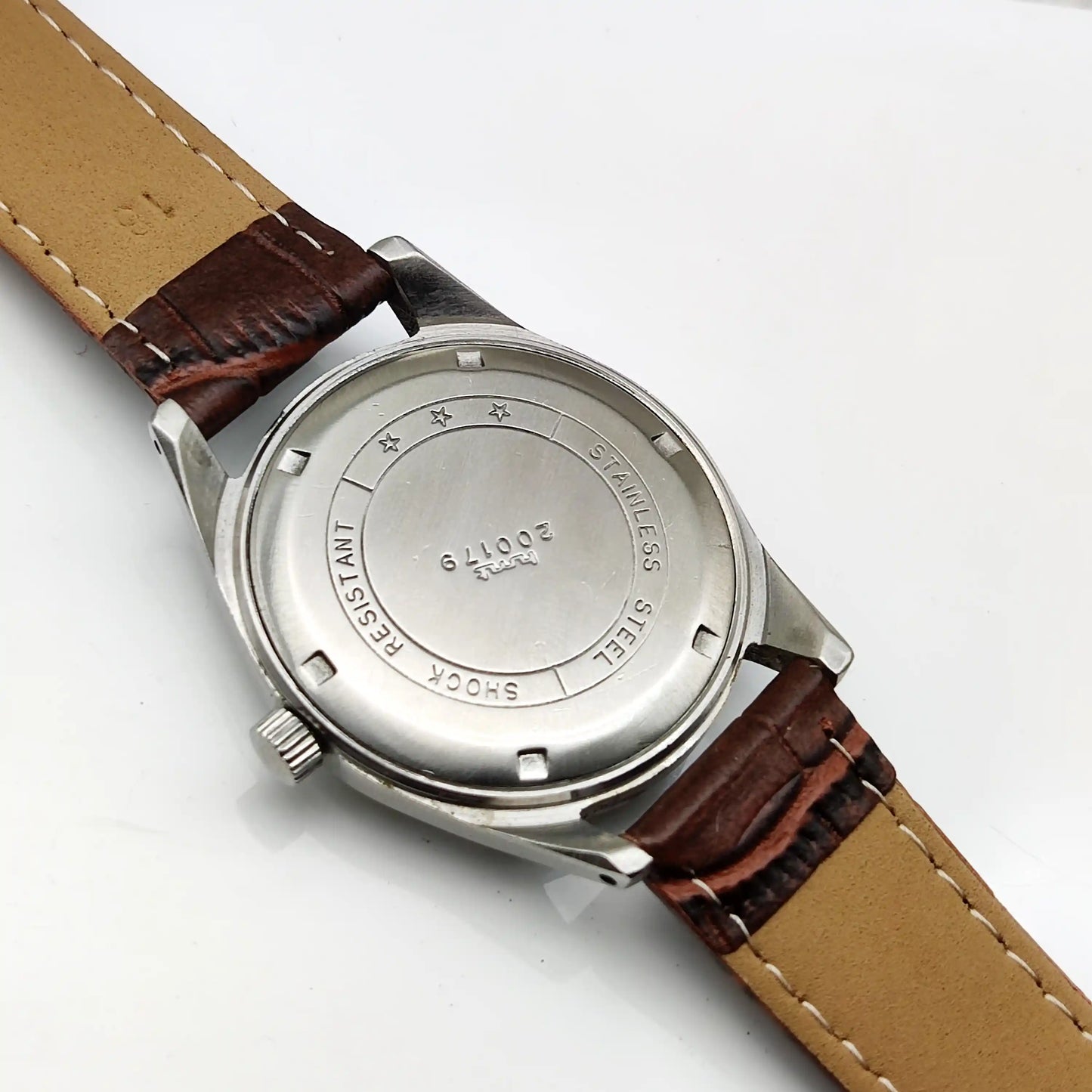 HMT Janata Devanagari Font 17 Jewels Watch Greenish Dial