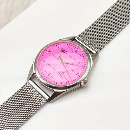 HMT Janata Devanagari Numerals Pink Dial 17 Jewels Handwinding