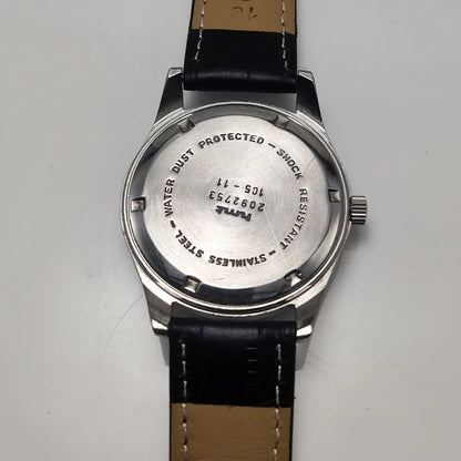 HMT Janata English Numerals Indices Blue Dial Watch Handwinding