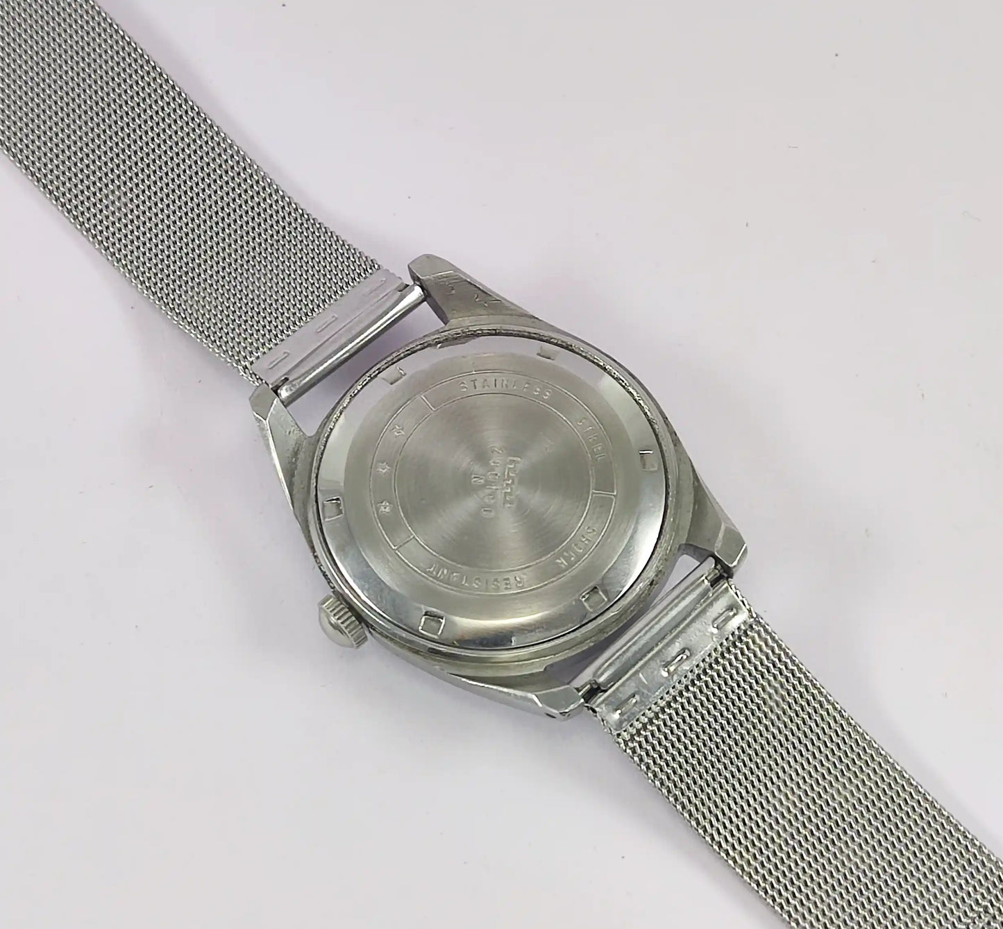 HMT Janata English Numerals Tiffany Blue Para Shock 17 Jewels Watch