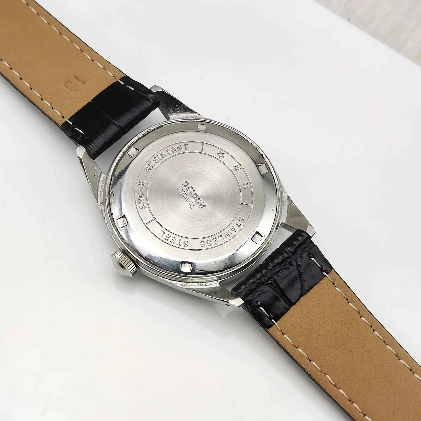HMT Janata English Numerals Blue Dial 17 Jewels Handwinding