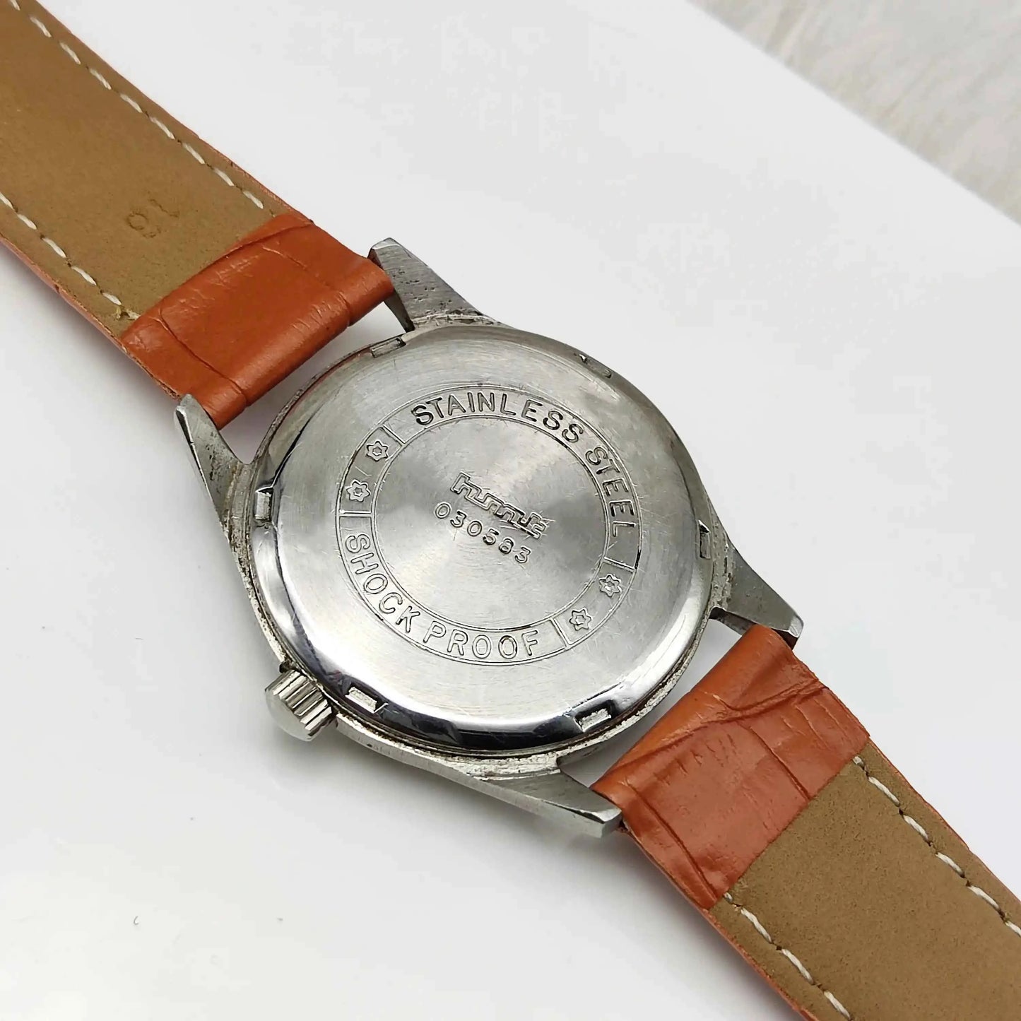 HMT Janata Green Arabic Numerals Indices Dial 17 Jewels Handwinding Watch