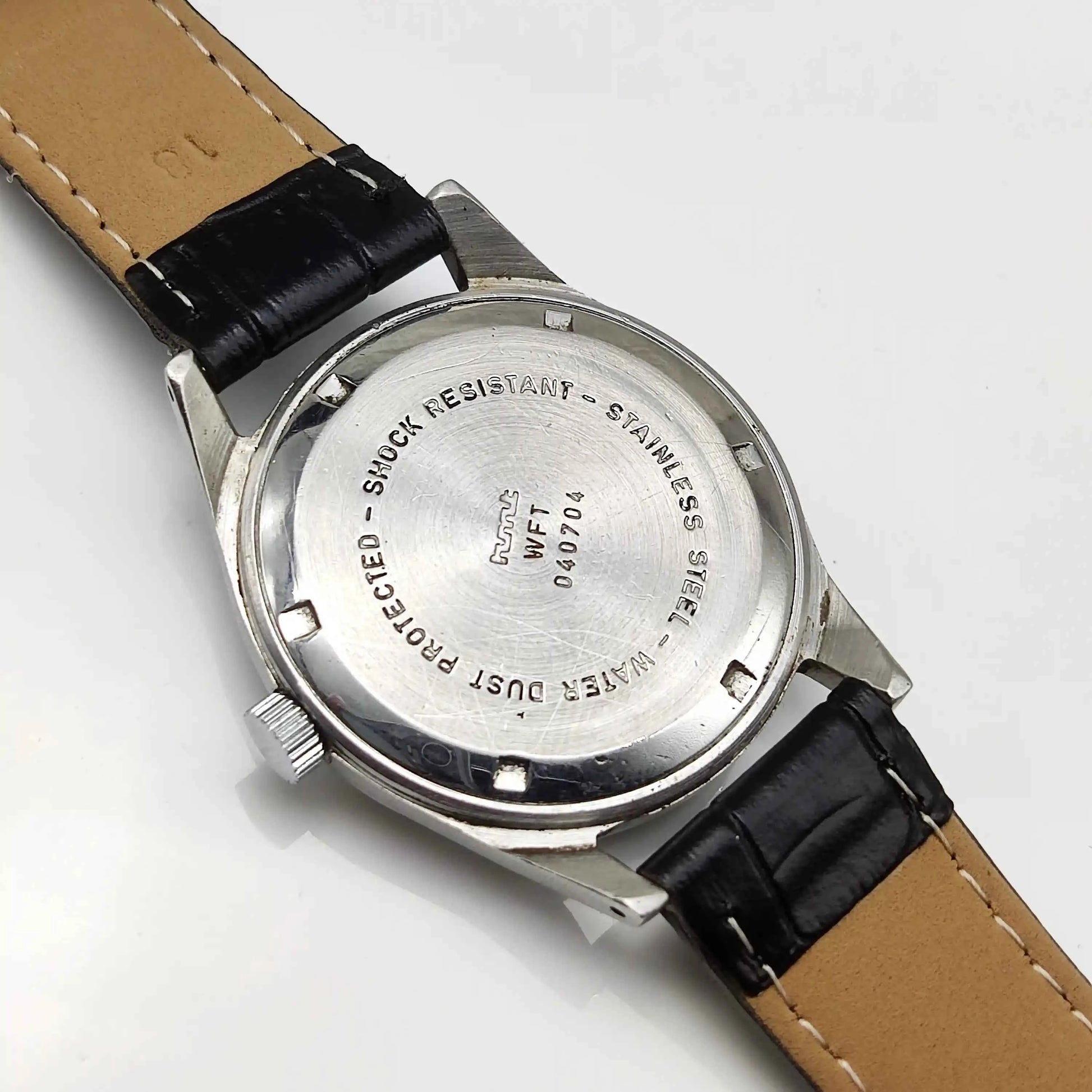 HMT Janata Green Dial English Numerals 17 Jewels Watch
